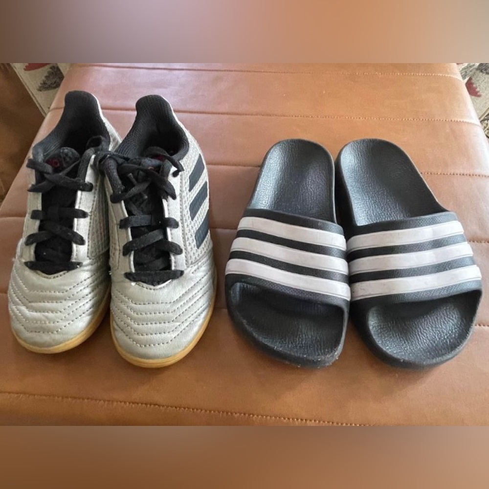 Two Boys size 11 Adidas Shoes